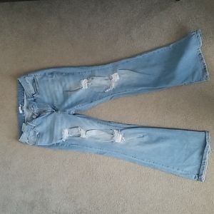 Size 14 ripped jeans.